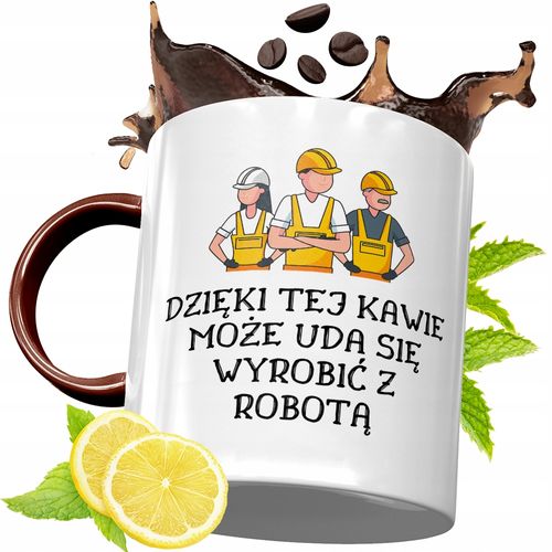 Kubek Bordowy Dla Pracownika Na Urodziny Prezent Z Nadrukiem Ze Zdjęciem na Arena.pl