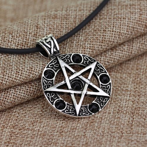 Naszyjnik Pentagram Black Stone Supernatural Nie z Tego Świata Sam Impala na Arena.pl