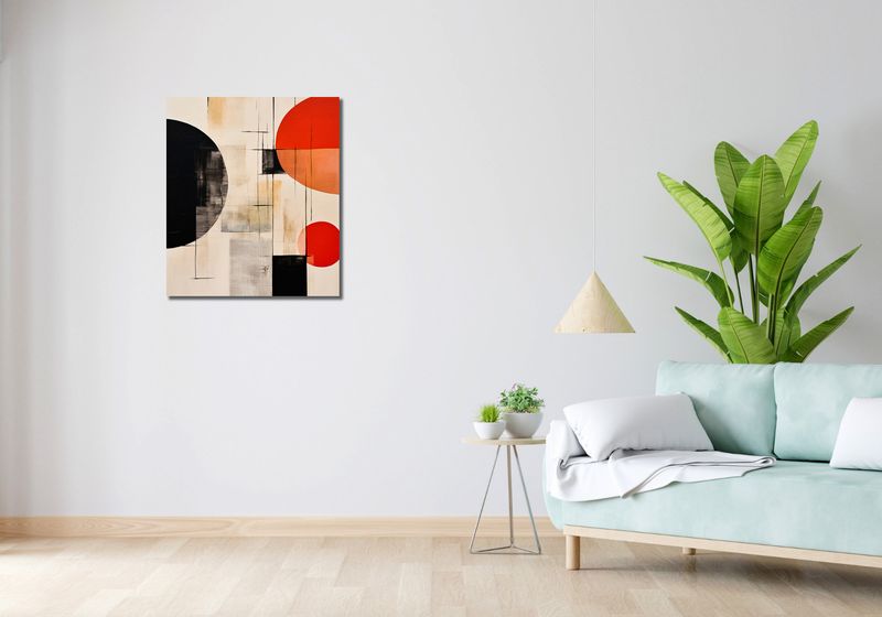 Obraz 60x70cm Abstrakcyjna Symetria zdjęcie 2