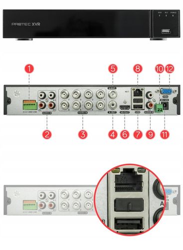 PREMIUM MONITORING DOMU FIRMY PODWÓRKA 6 KAMER 4K 8MPX CZARNE 24/7 na Arena.pl