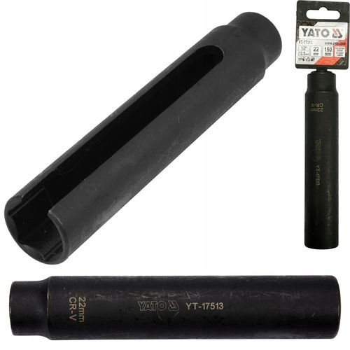 YATO KLUCZ DŁUGA NASADKA DO DEMONTAŻU SONDY LAMBDA 150MM 1/2 22MM YT-17513 na Arena.pl