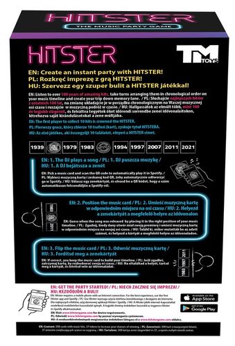 Gra planszowa Gra muzyczna Hitster na Arena.pl