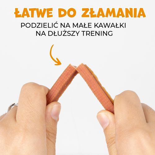 Smaczki przysmaki dla psa stripsy paski z królika 500g PAWFECT BITES na Arena.pl