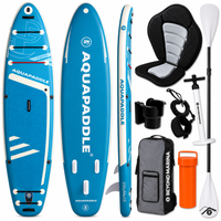 deska sup z siedziskiem aquapaddle 335x84x15 cm wiosło pompka zestaw plecak