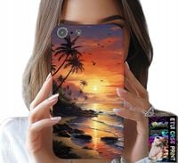ETUI DO IPHONE 5 / 5S / 5C - PLAŻA, WAKACJE, TROPIKALNA WYSPA OBUDOWA
