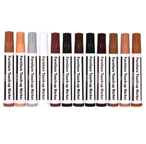 DUŻY ZESTAW DO NAPRAWY MEBLI PANELI DREWNA RYS MARKERY WOSKI 24 SZT na Arena.pl