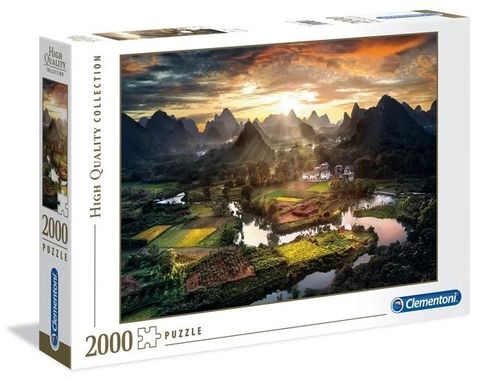 PUZZLE WIDOK CHIN 2000 ELEMENTÓW CLEMENTONI na Arena.pl