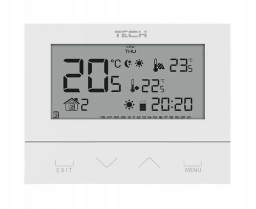 STEROWNIK TERMOSTAT REGULATOR TEMPERATURY POKOJOWY SZKŁO TECH ST-292 V3 na Arena.pl