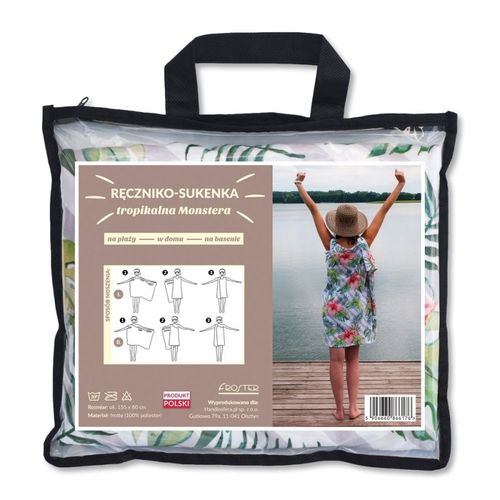 Ręcznik Sukienka - Monstera na Arena.pl