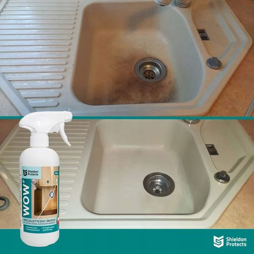 Silny środek do czyszczenia zlewu granitowego Shieldon Protects WOW 500ml na Arena.pl