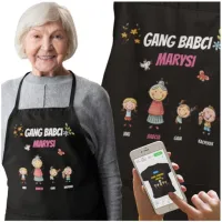 FARTUCH NA DZIEŃ BABCI I DZIADKA PREZENT FARTUSZEK POD CHOINKĘ KREATOR GANG