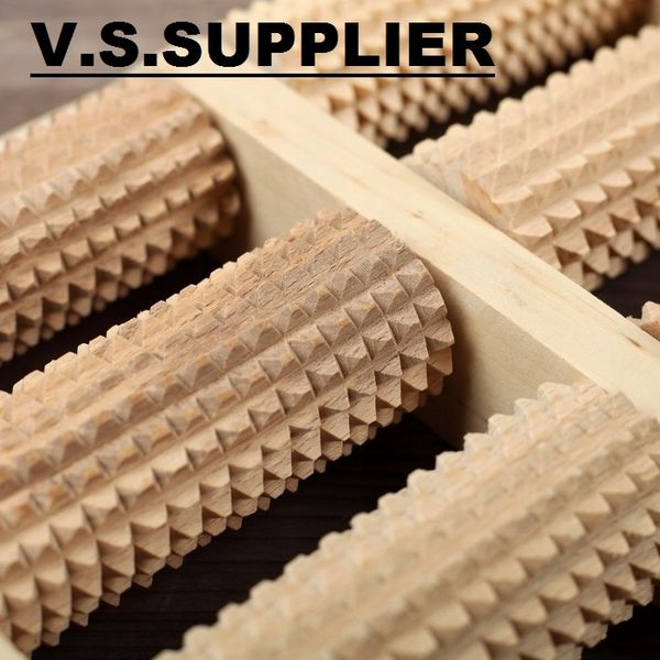 Masażer do stóp drewniany 10 rolek zdjęcie 9