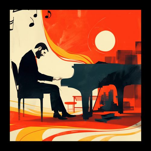 Plakat 20x20cm Pianista na Arena.pl