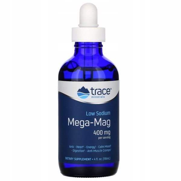 Trace Minerals Research Mega-Mag 400 mg - 118 ml zdjęcie 3