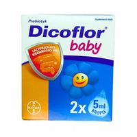 DICOFLOR BABY KROPLE - 2x5 = 10ml PROBIOTYKU !! 2 OPAKOWANIA