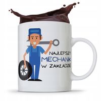 Kubek Prezent Dla Mechanika Najlepszy W Zakładzie Z Nadrukiem Ze Zdjęciem