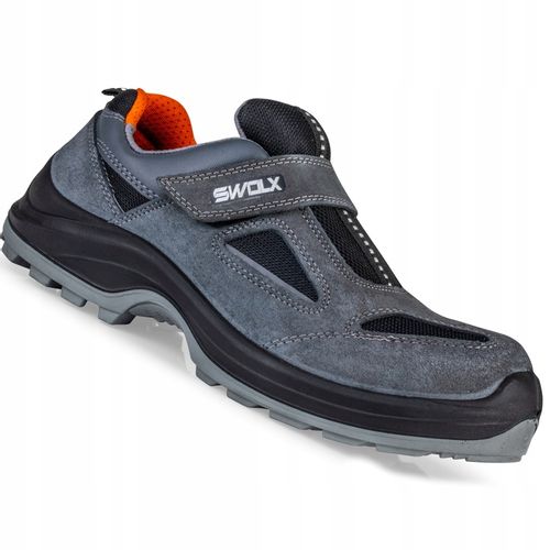 BUTY ROBOCZE PÓŁBUTY LEKKIE PODNOSKIEM BLACHĄ BHP Swolx X12 R. 43+ WKŁADKA na Arena.pl