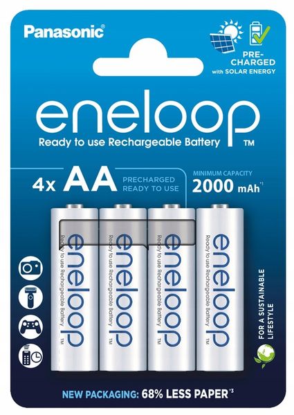 4X AKUMULATORKI PANASONIC ENELOOP R6 AA 4BL JAPAN zdjęcie 1