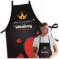 FARTUCH KUCHENNY PREZENT NA WALENTYNKI DLA NIEGO PREZENT DLA CHŁOPAKA MĘŻA