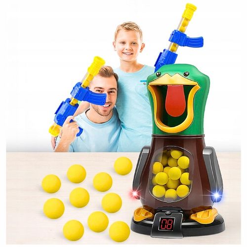 GŁODNA KACZKA STRZELANIE DO CELU PISTOLET ZABAWKOWY 2X GRA ZRĘCZNOŚCIOWA na Arena.pl