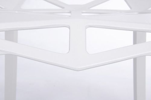 Krzesło SPLIT PREMIUM białe - aluminium, nogi białe na Arena.pl