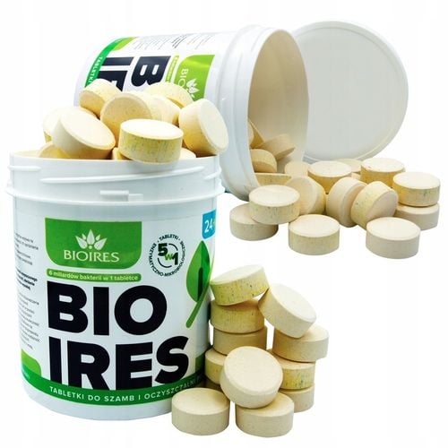 TABLETKI BAKTERIE DO SZAMBA OCZYSZCZALNI BIOIRES TABS PREPARAT NA ROK na Arena.pl