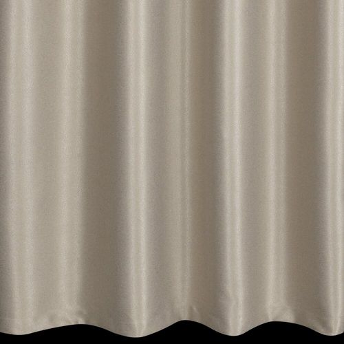 Zasłona gotowa na przelotkach SELINA 140x250 cbeż z błyszczącą nicią na Arena.pl