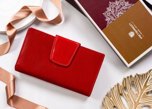 pojemny, skórzany portfel damski na zatrzask - peterson na Arena.pl