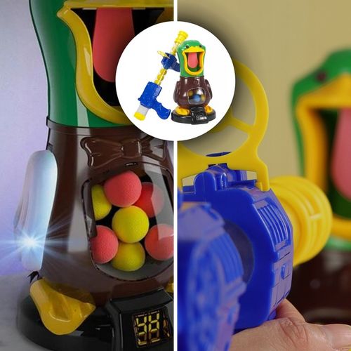 GŁODNA KACZKA STRZELANIE DO CELU PISTOLET ZABAWKOWY 2X GRA ZRĘCZNOŚCIOWA na Arena.pl