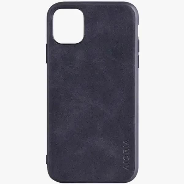 Etui AIORIA Vintage LEATHER do iPhone 15 czarny zdjęcie 1