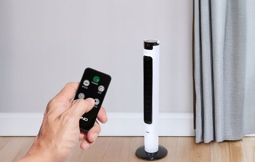 WENTYLATOR KOLUMNOWY LUND 95,5CM 50W WIATRAK PODŁOGOWY STOJĄCY LED +PILOT na Arena.pl