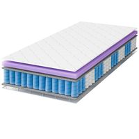 Materac 90x200 dziecięcy kieszeniowy Borys Active 11 cm z pokrowcem H3