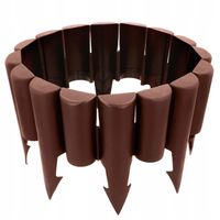 PALISADA OGRODOWA WYSOKA OBRZEŻE BORDER BRĄZ 2,5M TRAWNIK PŁOTEK