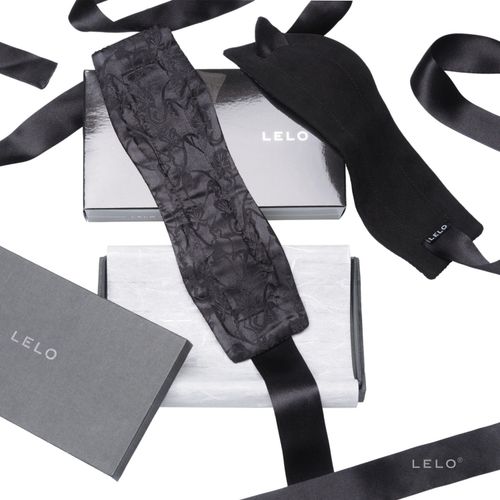 Lelo - Etherea Silk Cuffs, Czarne na Arena.pl