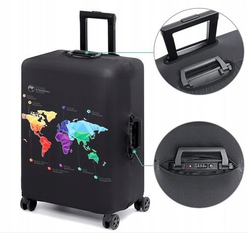 Pokrowiec Na Walizkę Podróżną Ochronny Etui Rozmiar XL Duży Bagaż 80x54x33 na Arena.pl