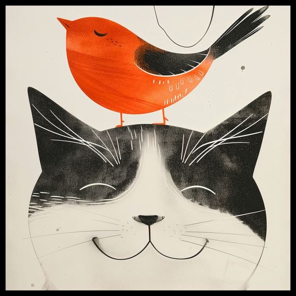 Plakat 50x50cm Pyzaty Przyjaciel zdjęcie 2