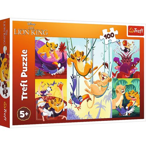 puzzle 100 dzielny król lew 16478 na Arena.pl