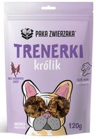 Monoproteinowe przysmaki do nagradzania psa Paka Zwierzaka Królik 120g