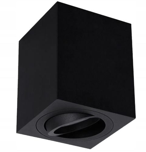 Oprawa Natynkowa Halogenowa Tuba GU10 LED ruchoma sufitowa spot czarna na Arena.pl