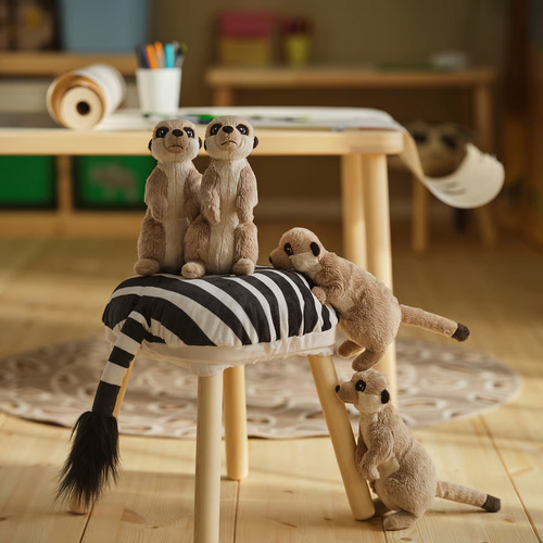 Pluszak maskotka miś przytulanka surykatka 20 cm IKEA SANDLÖPARE beżowy na Arena.pl