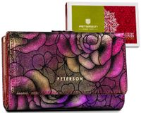 portfel damski skórzany ptn 42108-md purple