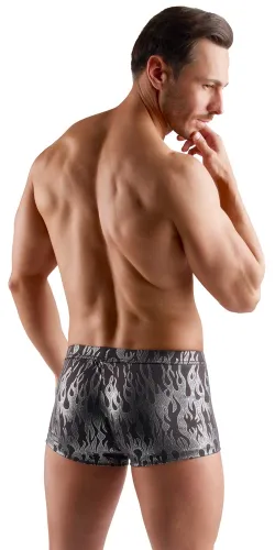 svenjoyment męskie bokserki l metaliczny srebrny wzor na Arena.pl