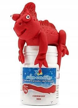 BARWNIK SPOŻYWCZY W PROSZKU - CZERWONY - 25g na Arena.pl