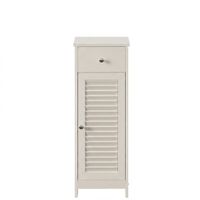 Szafka łazienkowa słupek drzwi biała wysoka 2 półki z szufladą loft 87 cm