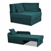 narożnik dziecięcy denis rozkładany pojemnik łóżko dla dzieci materac kubuś