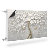 MASKOWNICA Magnetyczna Grzejnik Abstrakcja Drzewo Kwiaty 120cm x 60cm