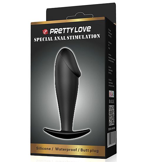 Czarny plug analny zdjęcie 3