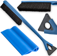 SZCZOTKO SKROBACZKA DO SZYB LODU ŚNIEGU KUNGS ŚCIĄGACZKA WILGOCI PARY 14CM