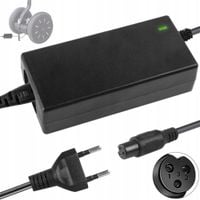 ZASILACZ ŁADOWARKA DO SKUTERA ELEKTRYCZNEGO ADAPTER 42V 2A 3PIN 9MM