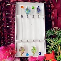 Akcesoria Do Koktajli - Mieszadełka - Szklane Wielokolorowy